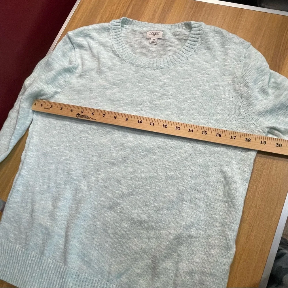 J. Crew Soft Mint Crew Neck Sweater